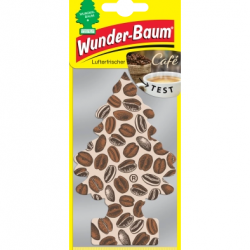 wunder-baum légfrissitőlap autóba café 