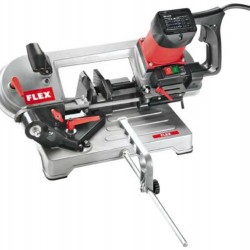 flex szalagfűrészgép+3db szalag+1 pár befogópofa sbg4910