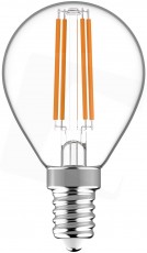 avide led izzó filament globe mini 4,5w e14 nw4000k
