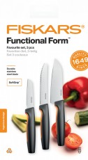 fiskars késkészlet 3részes functional form 1057556