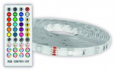 avide led szalag bliszter 12v + távirányító 5m, zene vezérlés, rgb