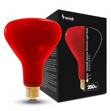 technik infra lámpa 250w e27 piros r125