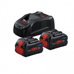 bosch 2xprocore 18v 5,5ah akku+gal 1880cv tölt 1600a0214c