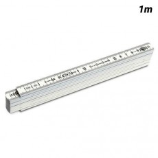 stabila zollstock 1m fehér műanyag (01704)