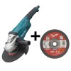 makita sarokcsiszoló ga7060r + 100db ¤180x6 milwaukee tisztítókorong