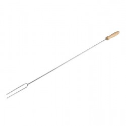 grill nyárs hegyes 2villás 77cm/11cm
