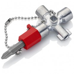 knipex vezérlőszekrénykulcs 4ágú 00 11 02