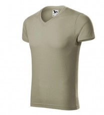 malfini slim fit póló v-nyakú férfi v.khaki 1462814/m