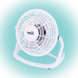 home ventilátor asztali 10cm tf10usb/wh fehér