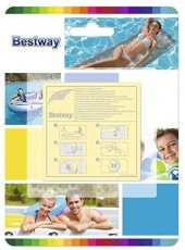 bestway medence (száraz) javítófolt 62068 10db/cs 6,5x6,5