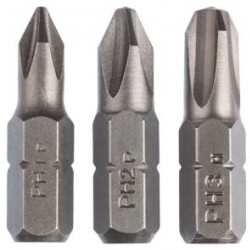 bosch bit készlet 25mm, standard (3) ph1,2,3 2609255964