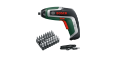 bosch akkus csavarozó ixo 7 + 32 részes bitkészlet 06039e000b