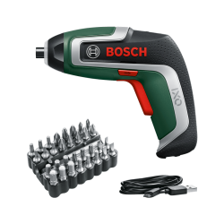 bosch akkus csavarozó ixo 7 + 32 részes bitkészlet 06039e000b