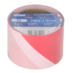 dedra figyelmeztető szalag 75mmx100m nem tapadó (11t2090)