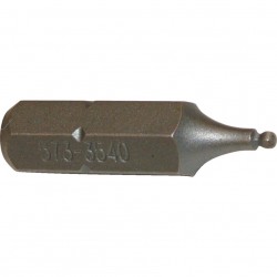 kennedy 2.5mm ball point hex bit x 25mm1/4