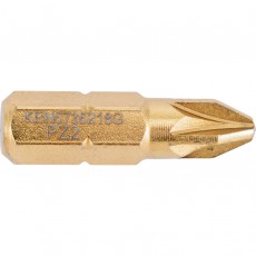 kennedy no.2 p/driv tin coatedscrewdriver bit 1/4