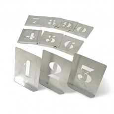 kennedy 60mm acél stencil számok (10 db-os készlet ) ken5610600k