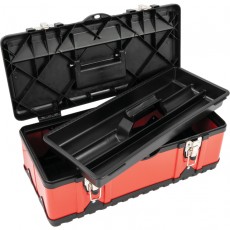 kennedy 470x238x178mm red tote tray ken5931420k