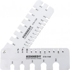 kennedy huzal idomszer metrikus 0.2-10.0mm ken5181 ken5181165k