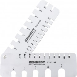 kennedy huzal idomszer metrikus 0.2-10.0mm ken5181 ken5181165k