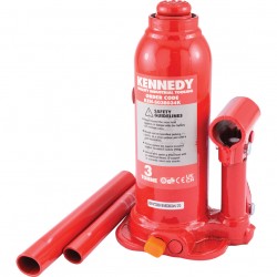 kennedy bottle jack maximum height3-tonne 363mm ken5038034k