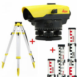 leica optikai szintező csomag na324 (ctp104+clr102)