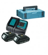 makita akku szett 197137-3 (2x5,0ah+dc18rc+makpac1)