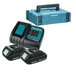 makita akku szett 197137-3 (2x5,0ah+dc18rc+makpac1)