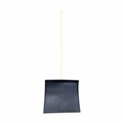 hólapát+nyél 40 cm műanyag fekete