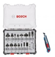 bosch 15 részes vágókészlet késsel 0615997653