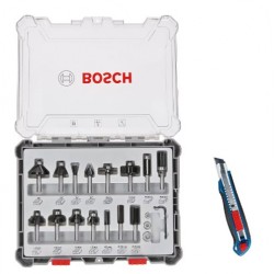bosch 15 részes vágókészlet késsel 0615997653