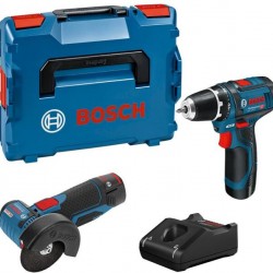 bosch gépszett gsr 12v-15 + gws 12v-76 0615990n2u
