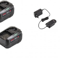 al-ko akkumulátor + töltő szett 18v set 2 akku 4,0ah+töltő c40(449136)