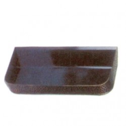 bertrams előtét lap réz kazánhoz 250046 41x21x6cm peremes, kalapált