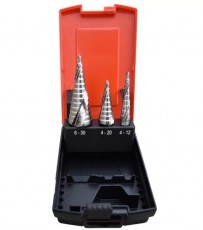 abraboro lépcsős lemezfúró ¤4,0-12,0/20,0/30,0 mm hss-co (020391150003)