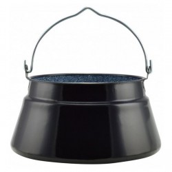 bogrács zománcozott 15l 4.012 préselt