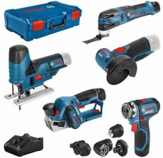 bosch gépszett12v 5 tool kit + gba + gal + xl-boxx 0615a0017d