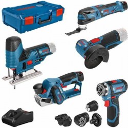 bosch gépszett12v 5 tool kit + gba + gal + xl-boxx 0615a0017d