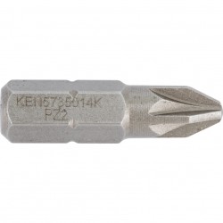 kennedy no.2x25mm pozidriv screwdriverbit 1/4