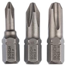 bosch bit készlet 25mm, standard (3) pz1,2,3 2609255967