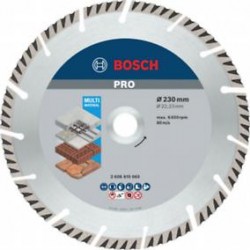 bosch pro multi gyémánttárcsa, 230x22,23mm 10db/cs 2608615066