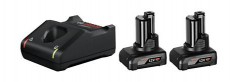 bosch akku csomag 2xgba 12v 6,0ah akku+gal 12v-40 1600a01b20