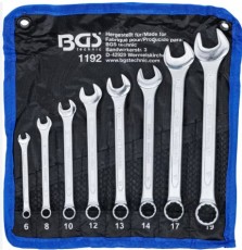 bgs csillag-villáskulcs készlet 8 részes bgs-1192 polírozott