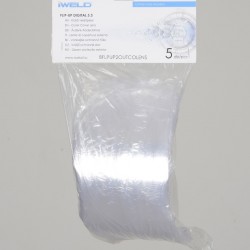 iweld védőplexi külső 5.3 digital 5db/cs flip-up (8flpup2outcolens)