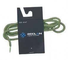 declan munkavédelmi cipőfűző 135cm sárga-barna jól láthatósági