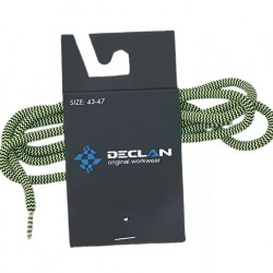 declan munkavédelmi cipőfűző 135cm sárga-barna jól láthatósági