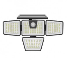 modee fali lámpa led szolár napelemes reflektor ws141+sensor 1500 lumen