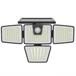 modee fali lámpa led szolár napelemes reflektor ws141+sensor 1500 lumen