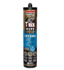 soudal szerelőragasztó t-rex glue gold crystal 175565 290ml átlátszó
