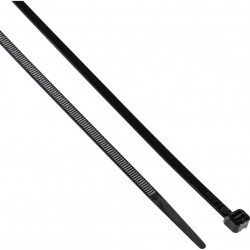 edison fekete kábelkötegelő 4.8x430mm (pk-100) edi5150240k